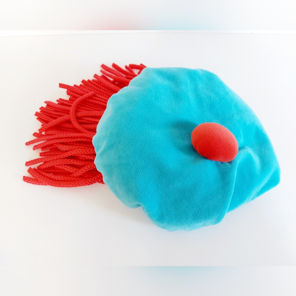 JoJo's Circus Hat/Wig size youth xsmall 4-5 Disney Halloween‎ Costume Clown